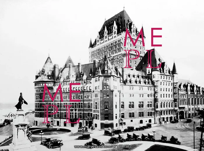  : Chateau Frontenac, Quebec, Canada, early 1900s