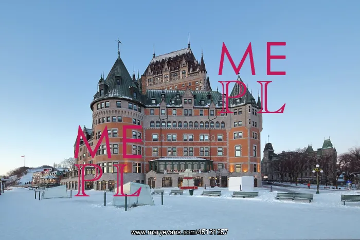 : Chateau Frontenac, Quebec City, Quebec, Canada : Chateau Frontenac, Quebec City, Quebec, Canada