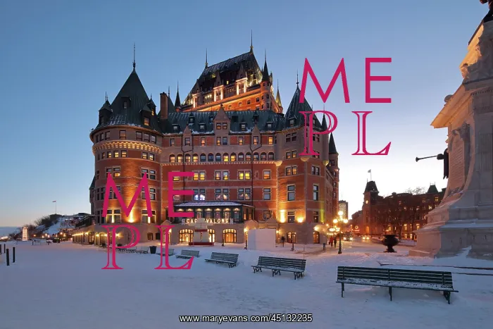 : Chateau Frontenac, Quebec City, Quebec, Canada : Chateau Frontenac, Quebec City, Quebec, Canada