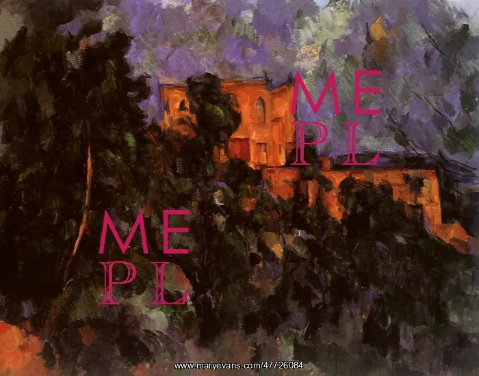  : Chateau Beyond Trees, by Paul Cezanne