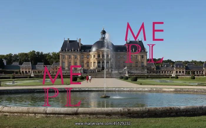: Chateau de Vaux-le-Vicomte, Maincy, Seine-et-Marne, France : Chateau de Vaux-le-Vicomte, Maincy, Seine-et-Marne, France