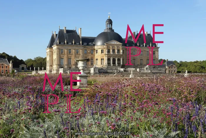 : Chateau de Vaux-le-Vicomte, Maincy, Seine-et-Marne, France : Chateau de Vaux-le-Vicomte, Maincy, Seine-et-Marne, France