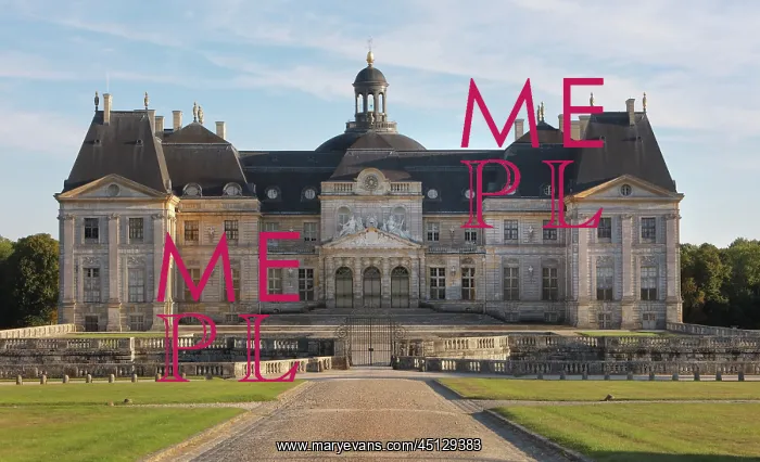 : Chateau de Vaux-le-Vicomte, Maincy, Seine-et-Marne, France : Chateau de Vaux-le-Vicomte, Maincy, Seine-et-Marne, France