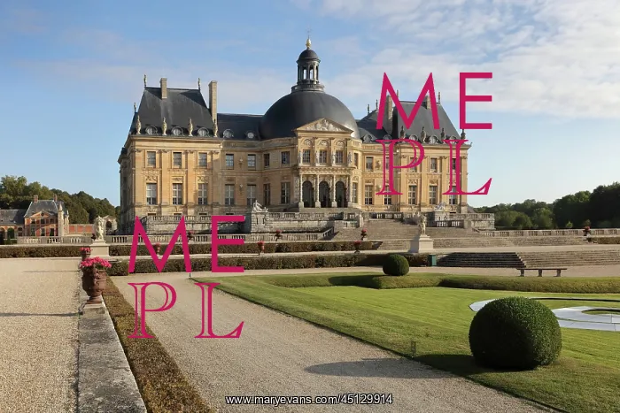 : Chateau de Vaux-le-Vicomte, Maincy, Seine-et-Marne, France : Chateau de Vaux-le-Vicomte, Maincy, Seine-et-Marne, France