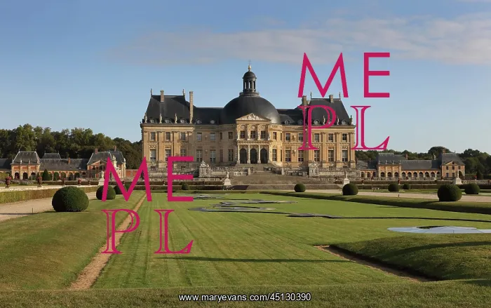 : Chateau de Vaux-le-Vicomte, Maincy, Seine-et-Marne, France : Chateau de Vaux-le-Vicomte, Maincy, Seine-et-Marne, France