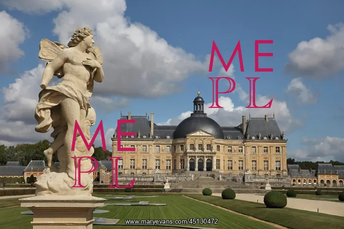 : Chateau de Vaux-le-Vicomte, Maincy, Seine-et-Marne, France : Chateau de Vaux-le-Vicomte, Maincy, Seine-et-Marne, France