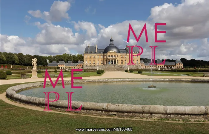 : Chateau de Vaux-le-Vicomte, Maincy, Seine-et-Marne, France : Chateau de Vaux-le-Vicomte, Maincy, Seine-et-Marne, France