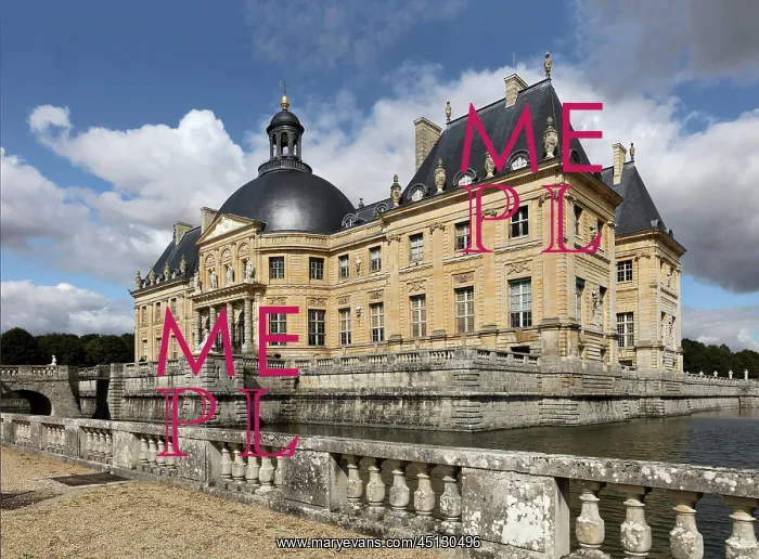 : Chateau de Vaux-le-Vicomte, Maincy, Seine-et-Marne, France : Chateau de Vaux-le-Vicomte, Maincy, Seine-et-Marne, France