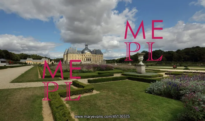 : Chateau de Vaux-le-Vicomte, Maincy, Seine-et-Marne, France : Chateau de Vaux-le-Vicomte, Maincy, Seine-et-Marne, France