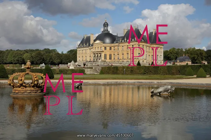 : Chateau de Vaux-le-Vicomte, Maincy, Seine-et-Marne, France : Chateau de Vaux-le-Vicomte, Maincy, Seine-et-Marne, France