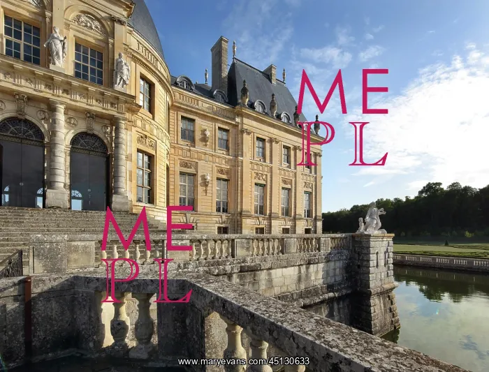 : Chateau de Vaux-le-Vicomte, Maincy, Seine-et-Marne, France : Chateau de Vaux-le-Vicomte, Maincy, Seine-et-Marne, France