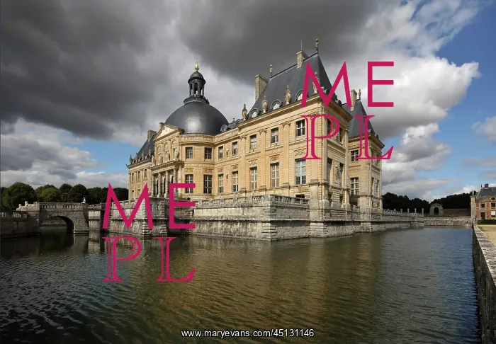 : Chateau de Vaux-le-Vicomte, Maincy, Seine-et-Marne, France : Chateau de Vaux-le-Vicomte, Maincy, Seine-et-Marne, France