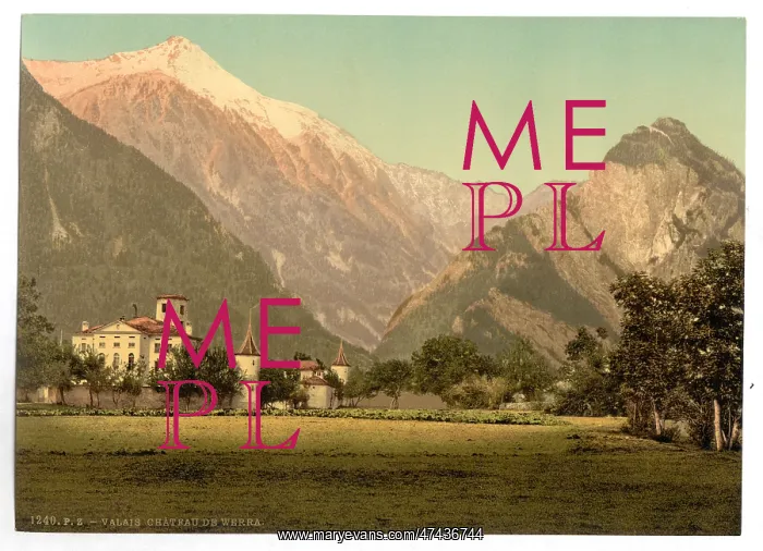 : Chateau de Werra, Valais, Switzerland : Chateau de Werra, Valais, Switzerland