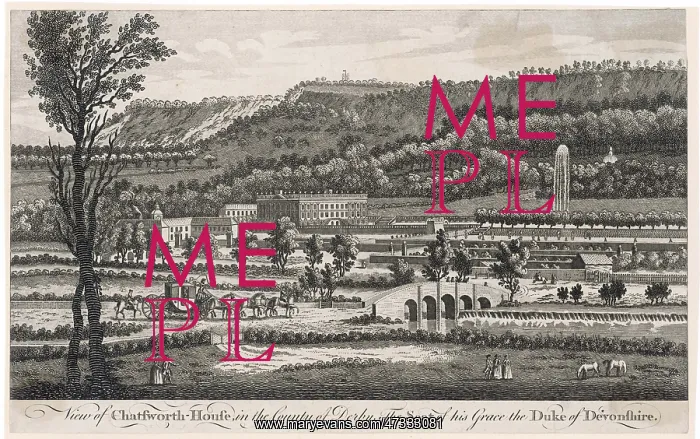 : CHATSWORTH HOUSE C18TH : CHATSWORTH HOUSE C18TH