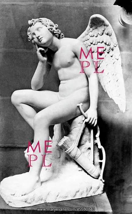  : Chatsworth House, Cupid in Thought c1876