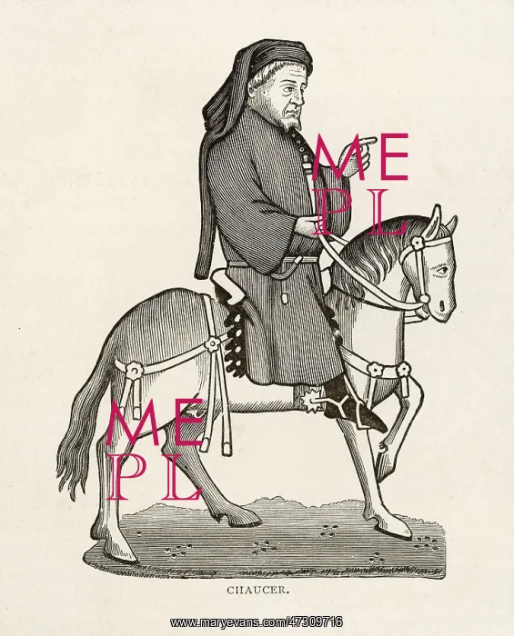 : CHAUCER ON HORSE : CHAUCER ON HORSE