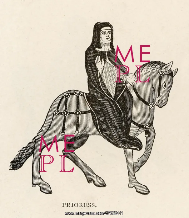 : CHAUCER, THE PRIORESS : CHAUCER, THE PRIORESS