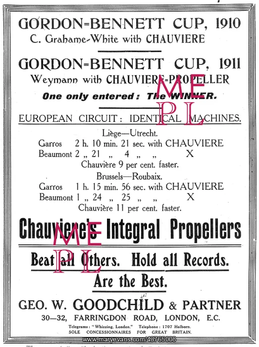 : Chauviere Integral Propellers : Chauviere Integral Propellers