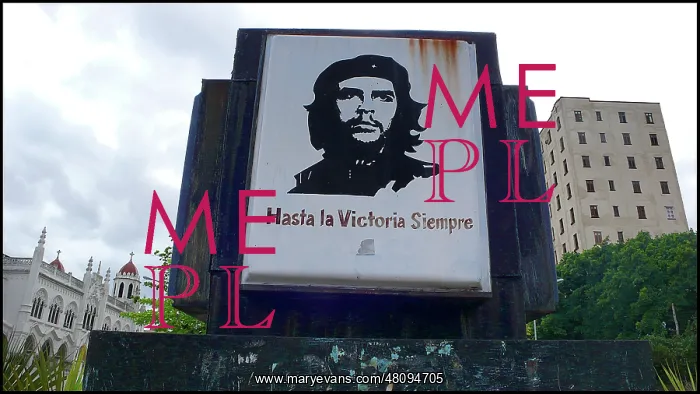  : Che Guevara billboard. Havana Cuba