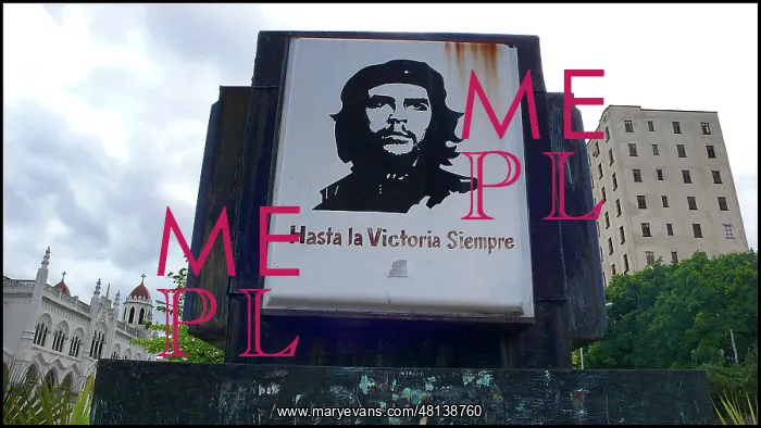  : Che Guevara billboard, Havana, Cuba