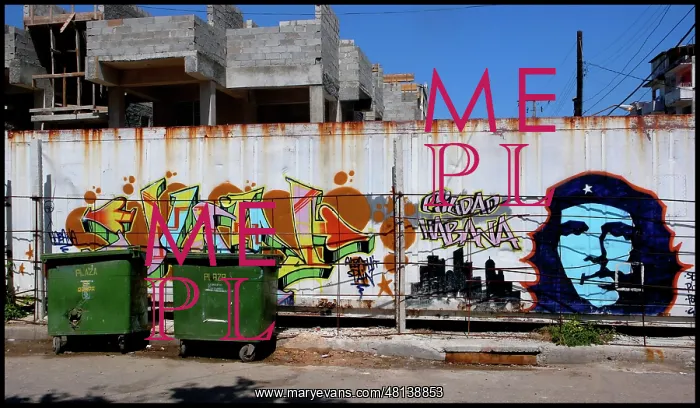  : Che Guevara and graffiti, Havana, Cuba