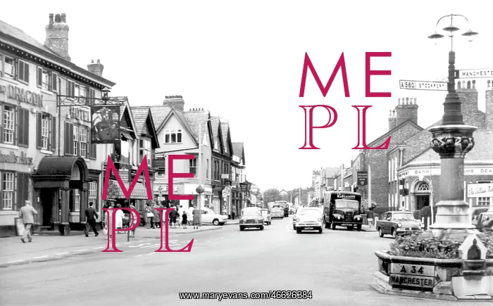  : Cheadle, High Street c1960