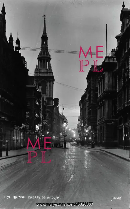 : Cheapside at Dusk : Cheapside at Dusk