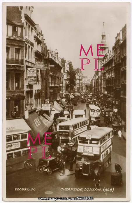  : CHEAPSIDE / LONDON C1930