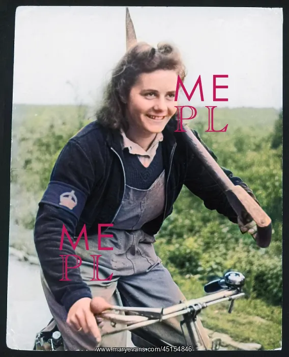 : CHEERFUL LAND GIRL : CHEERFUL LAND GIRL