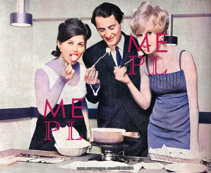 : Cheese and wine restaurant in Chelsea, 1966 : Cheese and wine restaurant in Chelsea, 1966