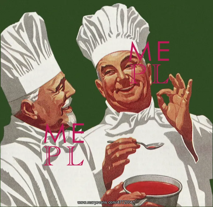 : Chef Samples Soup : Chef Samples Soup