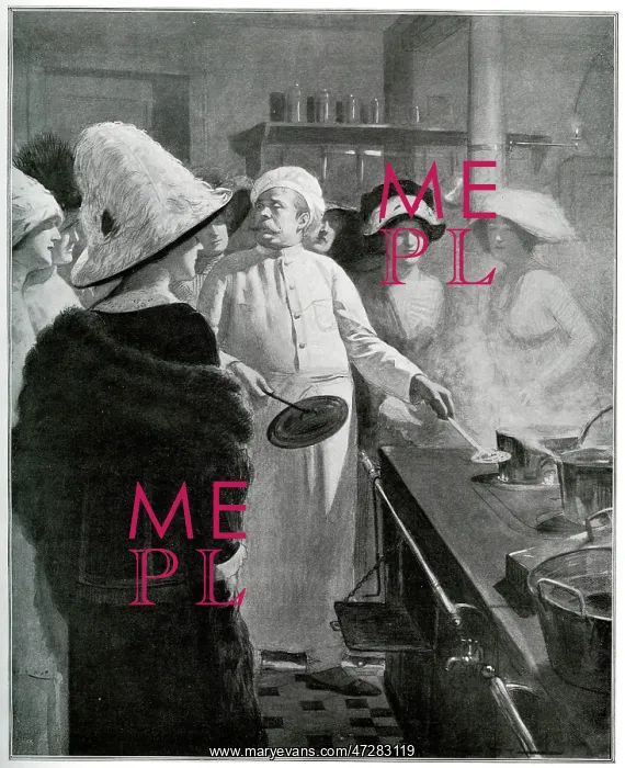 : CHEF AND STUDENTS : CHEF AND STUDENTS