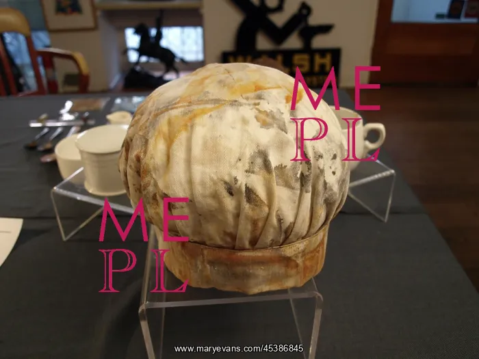 : A chef's hat recovered from the wreck of the RMS Titanic : A chef's hat recovered from the wreck of the RMS Titanic