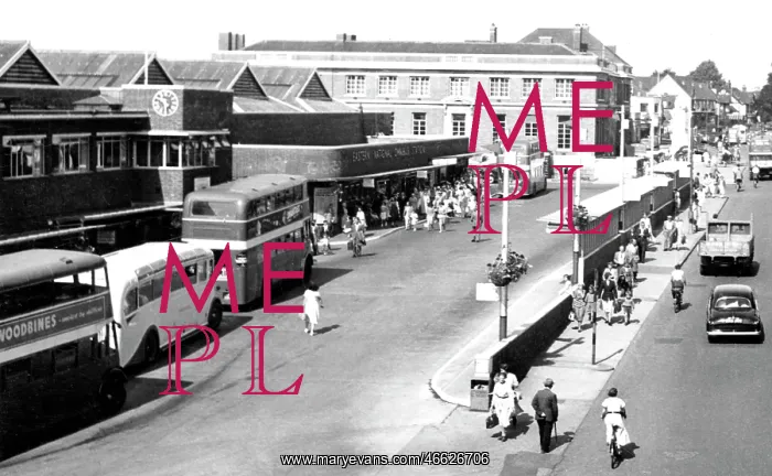  : Chelmsford, the Bus Station c1955