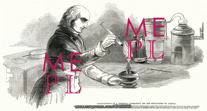 : Chemical Laboratory - Test for Arsenic 1846 : Chemical Laboratory - Test for Arsenic 1846