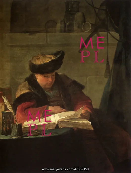 : A Chemist in his Laboratory, by Chardin : A Chemist in his Laboratory, by Chardin