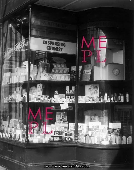  : CHEMIST WINDOW 1970S