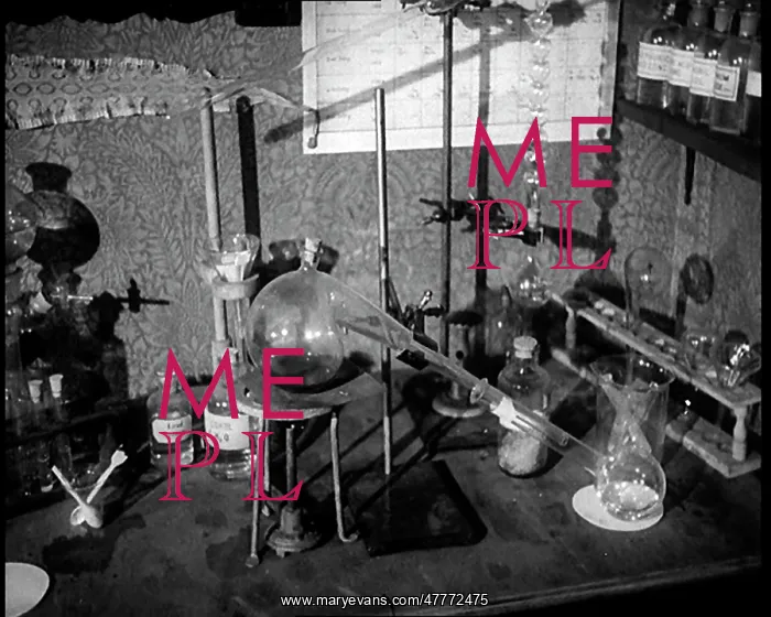  : Chemistry Set in a Mock Up Of Sherlock Holmes