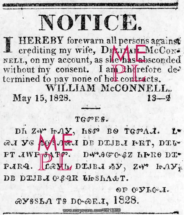 : Cherokee Tribe. An advertisement from the ? : Cherokee Tribe. An advertisement from the ?