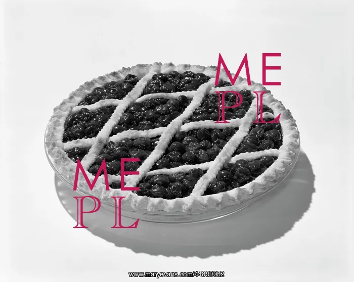  : Cherry Pie Dessert Retro