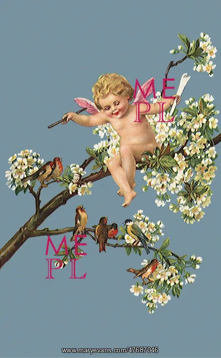  : Cherub on Branch