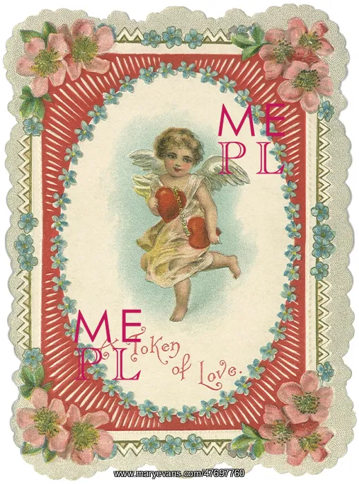  : Cherub with Two Hearts