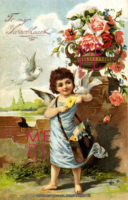  : Cherub, Mail and Flowers