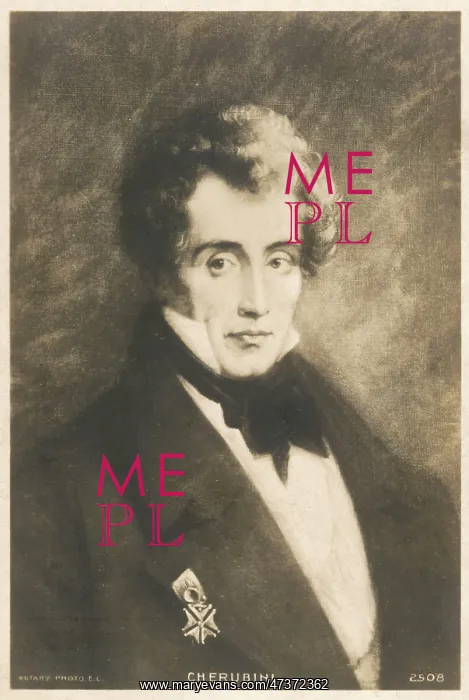 : CHERUBINI. Luigi Carlo Zenobio Salvadore Maria CHERUBINI (1760 - 1842), Italian musician : CHERUBINI. Luigi Carlo Zenobio Salvadore Maria CHERUBINI (1760 - 1842), Italian musician