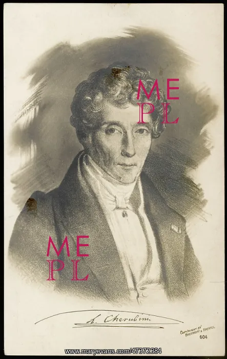  : CHERUBINI. Luigi Carlo Zenobio Salvadore Maria CHERUBINI (1760 - 1842), Italian musician