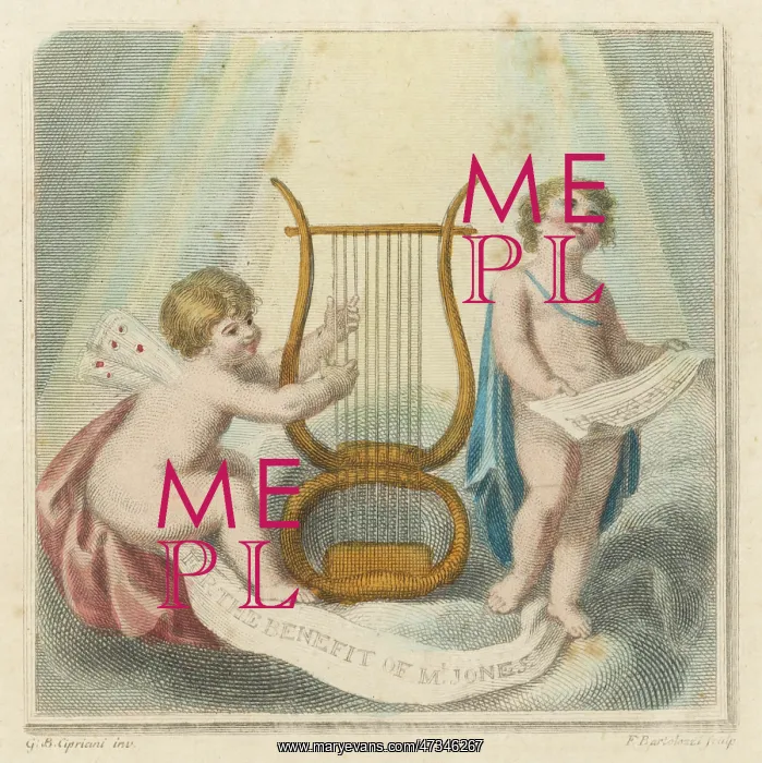 : Cherubs - Lyre - 18th century : Cherubs - Lyre - 18th century