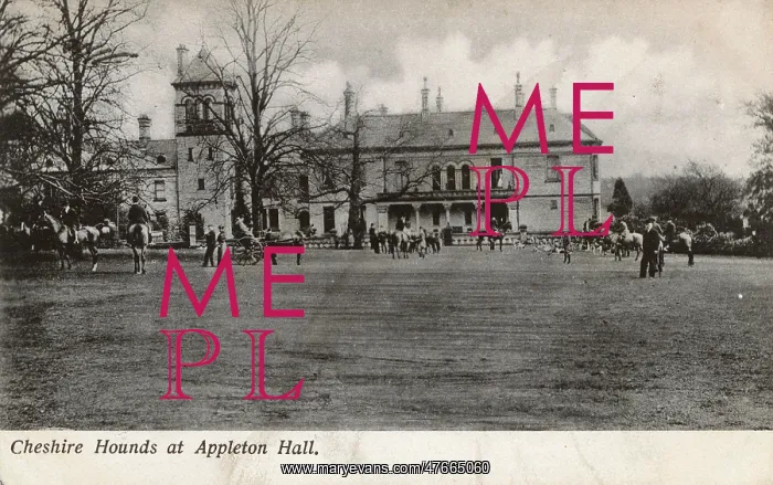 : Cheshire Hounds at Appleton Hall, Warrington : Cheshire Hounds at Appleton Hall, Warrington