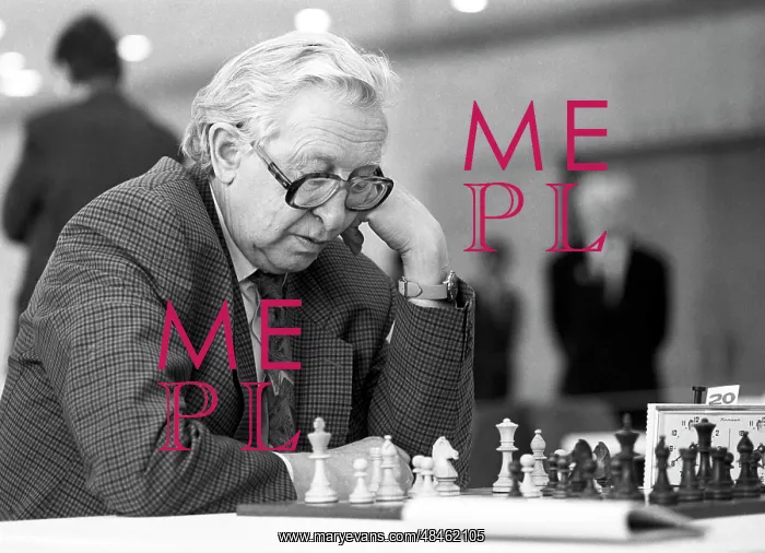 : Chess grandmaster Vasily Smyslov, 1994 : Chess grandmaster Vasily Smyslov, 1994