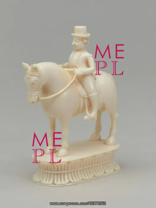  : 'Chess PIece, made in Berhampur, India, 1820