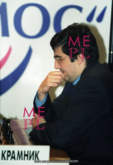 : Chess player Vladimir Kramnik, 1998 : Chess player Vladimir Kramnik, 1998